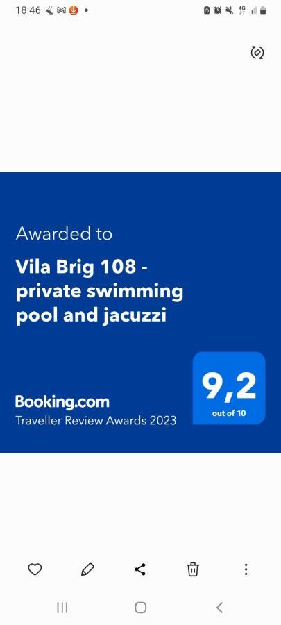 Vila Brig 108 - Private Swimming Pool And Jacuzzi Rijeka Exteriör bild